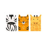 Unique - Sacs À Cadeaux En Carton (3Pc) - Animaux De La Jungle - Party Shop