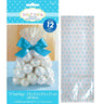 Amscan - Sacs Pour Gâteries Avec Boucle (12) -Bleu - Party Shop