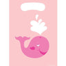 Creative Converting - Sacs Surprises Baleines Roses (8) - Party Shop