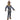 Scare Creep child costume with creepy mask, long finger gloves, collar, belt, and hat – perfect for a scary Halloween scarecrow look. - Funworld - Party Shop 