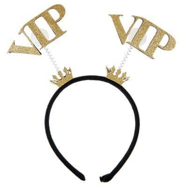 Santex - Serre Tête Pailletées Or - VIP - Party Shop