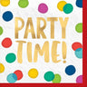 Amscan - Serviette De Table - Party Time - Party Shop
