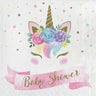 Creative Converting - Serviette De Table - Shower De Bébé Licorne - Party Shop