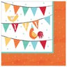 Amscan - Serviettes À Cocktail (16) - Animaux De La Ferme (Yay) - Party Shop
