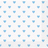 Unique - Serviettes À Cocktail (16) - Coeurs Bleu Baby Shower - Party Shop
