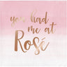 Creative Converting - Serviettes À Cocktail (16) - Tout En Rose (You Had Me At Rosé) - Party Shop