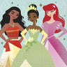 Unique - Serviettes À Cocktail (16Pc) - Princesses Disney - Party Shop