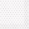 Unique - Serviettes de table (16) - Blanc pois argent - Party Shop
