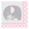 Creative Converting - Serviettes De Table (16) - Éléphant Rose - Party Shop