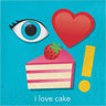 Creative Converting - Serviettes De Table (16) - Émoji (I Love Cake) - Party Shop