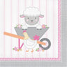 Creative Converting - Serviettes De Table (16) - Fête À La Ferme Fille - Party Shop
