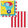 Creative Converting - Serviettes De Table (16) - Fête Au Cirque - Éléphant - Party Shop