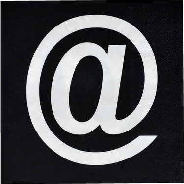 HAVERCAMP - Serviettes De Table (16) - Hashtag / @ - Party Shop