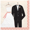 Amscan - Serviettes De Table (16) - Mariage - Party Shop