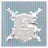 Santex - Serviettes De Table Chevalier Argent (20) - Party Shop