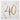 Santex - Serviettes à Cocktail Or 40 Ans (20) - Party Shop