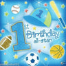 Amscan - Serviettes De Table Premier Anniversaire Sport (36) - Party Shop