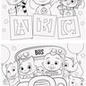 Unique - Set De Table À Coloriage (8) - Cocomelon - Party Shop