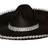 underwraps - Sombrero Adulte - Noir Et Argent - Party Shop