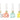Unique - Soufflets (8) - Couleurs Assorties - Party Shop