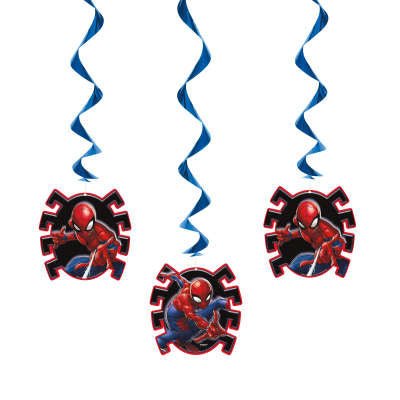 Unique - Décorations Suspendues (3) - Spider-Man - Party Shop