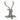 ATTITUDE IMPORTS - Support En Metal Pour Bas De Noel - Tete De Cerf - Party Shop