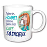 Créations ozze - Tasse Homme Silencieux - Party Shop