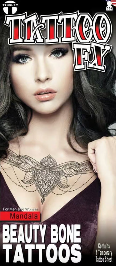 TINSLEY - Tatouage Temporaire - Beauty Bone Mandala - Party Shop