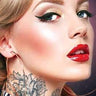 TINSLEY - Tatouage Temporaire Cou - Rose - Party Shop