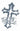 TINSLEY - Tatouage Temporaire - Croix - Party Shop