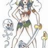 TINSLEY - Tatouage Temporaire - Pin Up Pirate - Party Shop