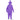 Adult wearing official Teletubbies Tinky Winky costume – purple jumpsuit with mittens and hood, perfect for Halloween or 90s themed events - Inspirit - Party Shop