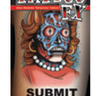 Tinsley - They Live SUBMIT tattoo – realistic cult temporary tattoo inspired by John Carpenter’s movie. Perfect for Halloween, cosplay, costume parties, and sci-fi horror fans - Party shop 