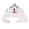 RUBIES - Tiara 1 an Rose - Party Shop
