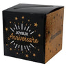 Santex - Tirelire Joyeux Anniversaire Noir Et Or - Party Shop