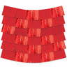 Amscan - Toile De Fond Décorative À Franges - Rouge - Party Shop