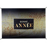Santex - Toile de Fond Photo Booth Chic Bonne Année - 210 x 150 cm - Party Shop