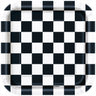 Unique - Assiettes Carrés 7po (8) - Damier course auto - Party Shop