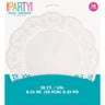 Unique - Napperons en dentelle blancs, 8.25 pouces, 28 unités - (DOILIES) - Party Shop