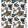 Unique - Papier d'emballage du Monde Jurassique, 30 x 60 pouces - Party Shop