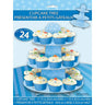 Unique - Support À Petits Gâteaux de Fête Bleu - Party Shop