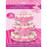 Unique - Support À Petits Gâteaux de Fête Rose - Party Shop