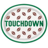 Unique - Assiette en Carton 12po (8) - Football "Touchdown" - Party Shop