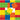 Cocktail napkins Lego blocks (16 count)