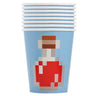 Unique - Verre en Carton 9Oz (8) - Minecraft - Party Shop