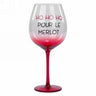 ATTITUDE IMPORTS - Verre A Vin - Ho Ho Ho Pour Le Merlot - Party Shop