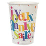 Santex - Verres 9 Oz - Joyeux Anniversaire Festif Multicolore (10) - Party Shop