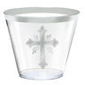 Amscan - Verres 9Oz (30) - Croix Grise - Party Shop