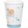 Creative Converting - Verres 9Oz (8) - Oisillons Bleus - Party Shop