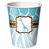 Creative Converting - Verres 9Oz (8) Safari Bleu - Party Shop